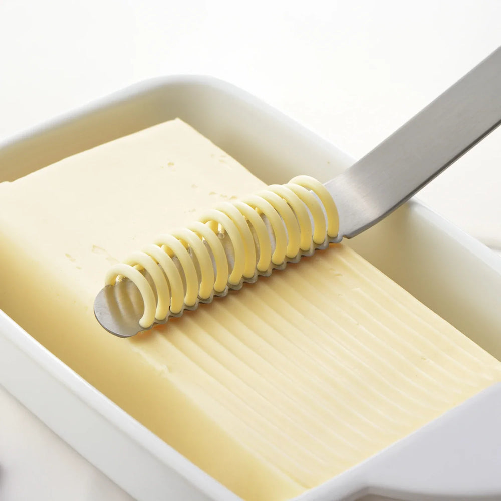 Couteau à beurre Eatoco Nulu – Tartineur et sculpte-beurre en acier inoxydable japonais
