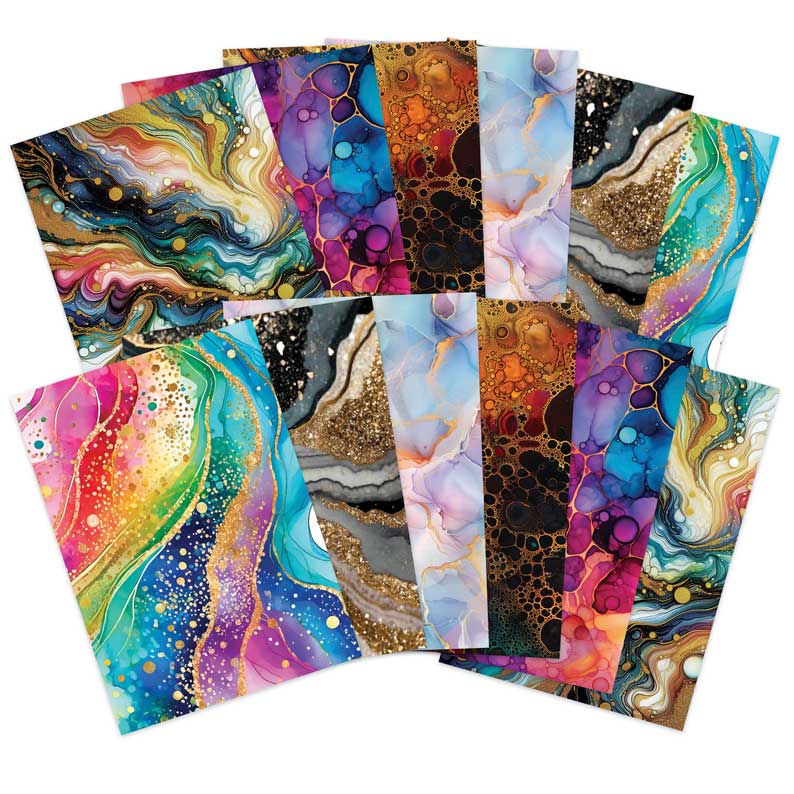 Adorable Scorable Designer Card Packs - Alcohol Inks — Ecstasy Crafts