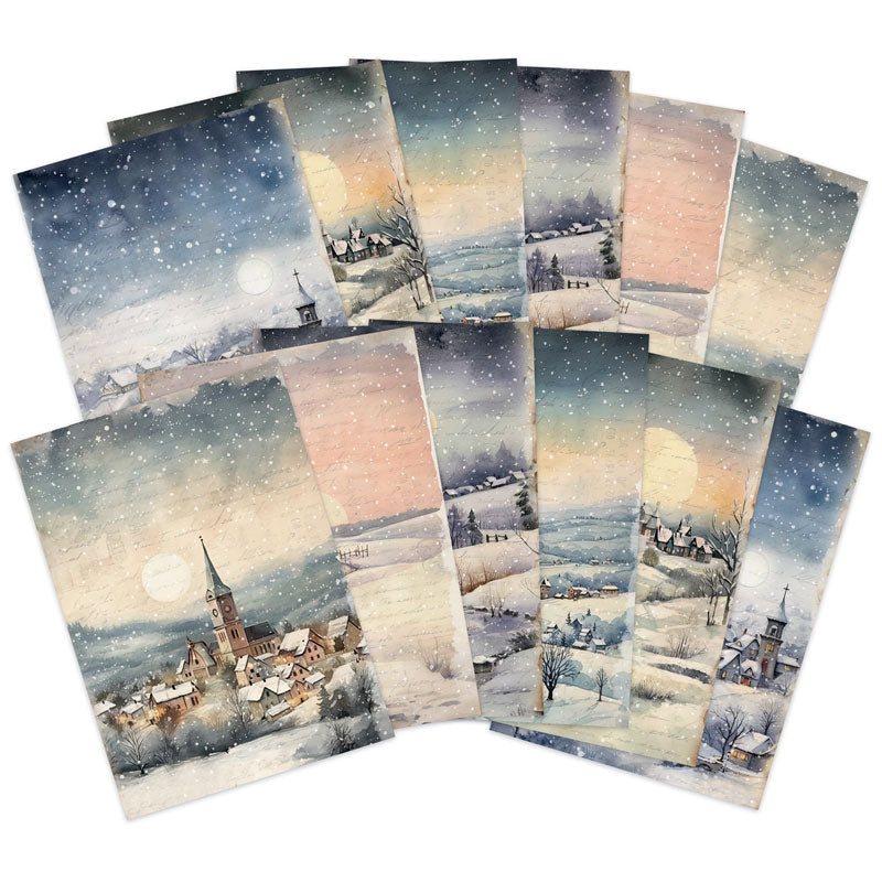 Adorables packs de cartes design Scorable - Hiver lunaire