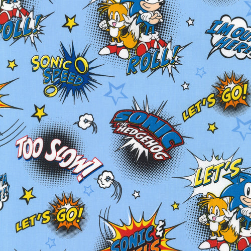 Robert Kaufman - Sonic the Hedgehog — Cottage Quilting Ltd.