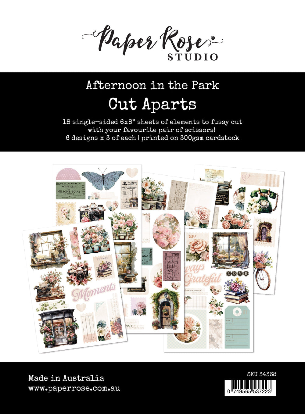 Afternoon in the Park Cut Aparts 34368