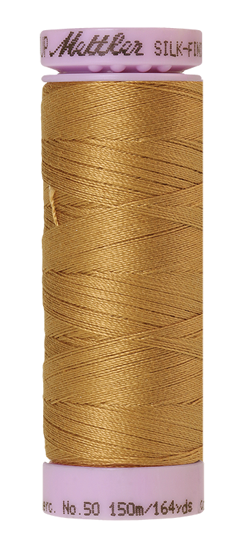 Fil de coton uni Mettler Silk-finish 50wt 164 vg/150 m Sisal