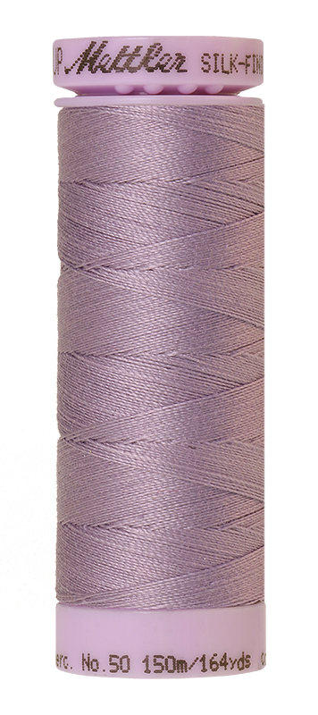 Fil de coton uni Mettler Silk-finish 50wt 164 vg/150 m Fleur de romarin