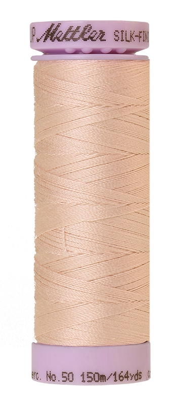 Mettler Silk-finish 50wt Solid Cotton Thread 164yd/150m Flesh — Cottage Quilting Ltd.