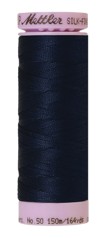 Fil de coton uni Mettler Silk-finish 50wt 164 vg/150 m Concord