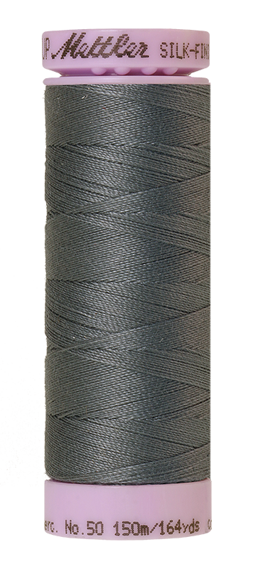 Fil de coton uni Mettler Silk-finish 50wt 164 vg/150 m Nuance Tranquille