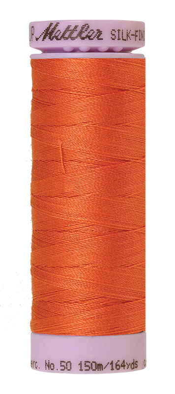 Mettler Silk-finish 50wt Fil Coton Uni 164 vg/150 m Argile