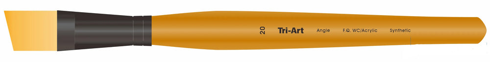 Tri-Art Artist Brushes - Short Synthetic - WC/Acryl - Angle - 20