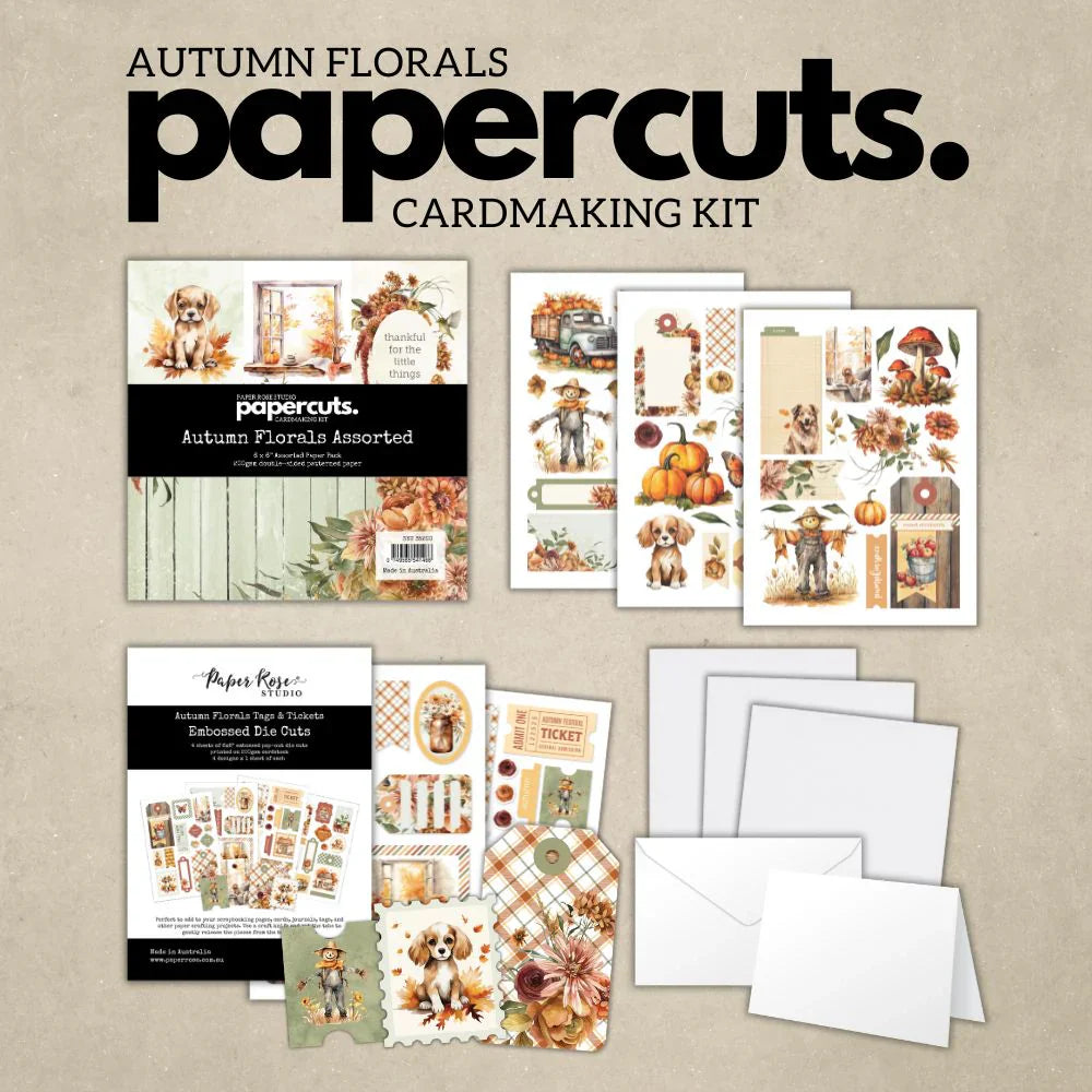 Kit de papercuts Fleurs d'Automne 35200