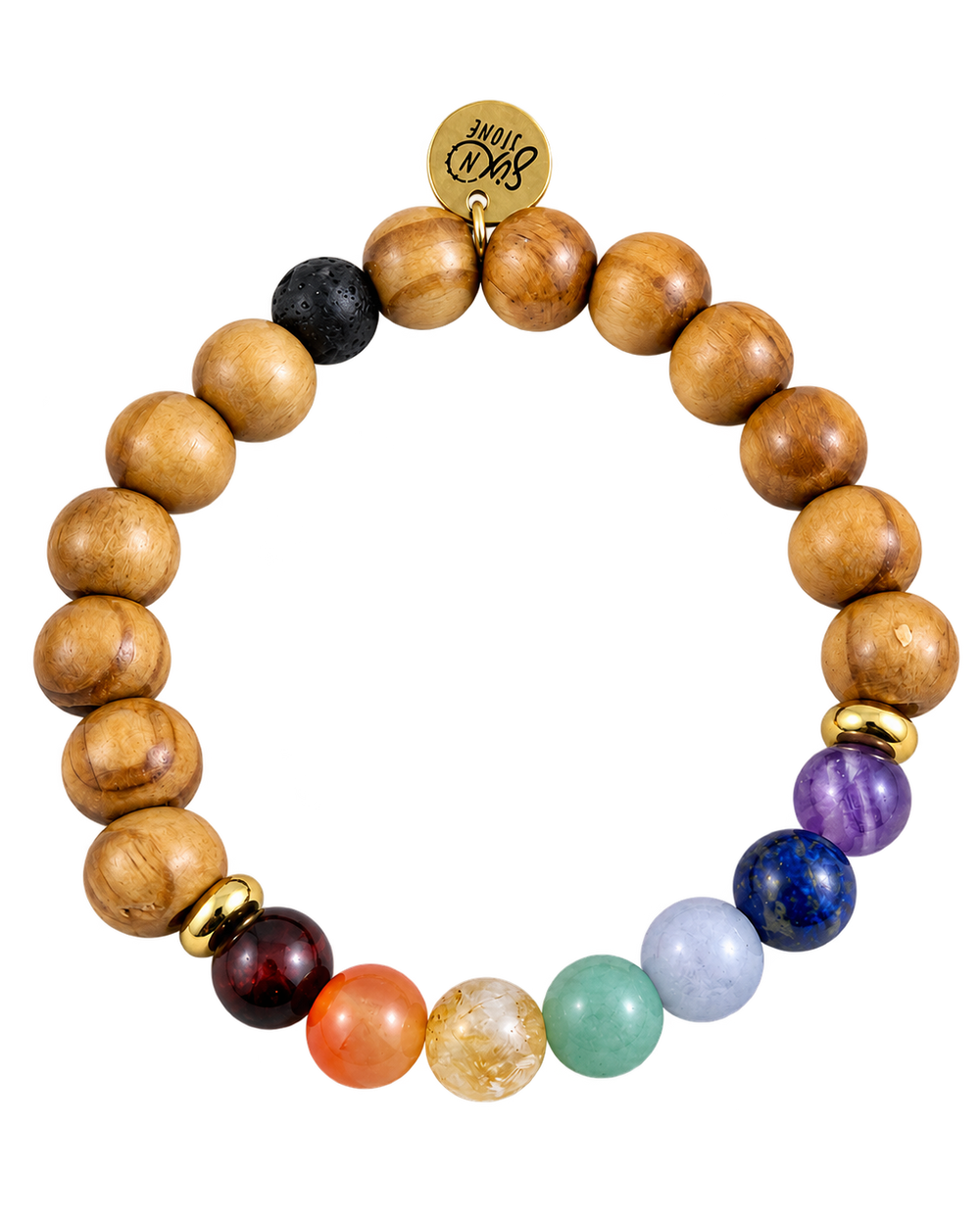 Chakra Bracelet in Wood