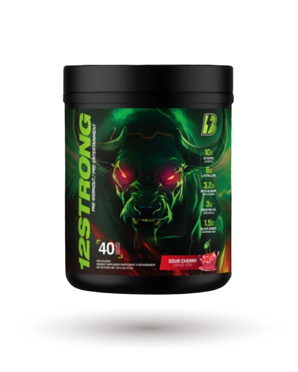 Bull Nutrition 12 Suppléments de pré-entraînement puissants
