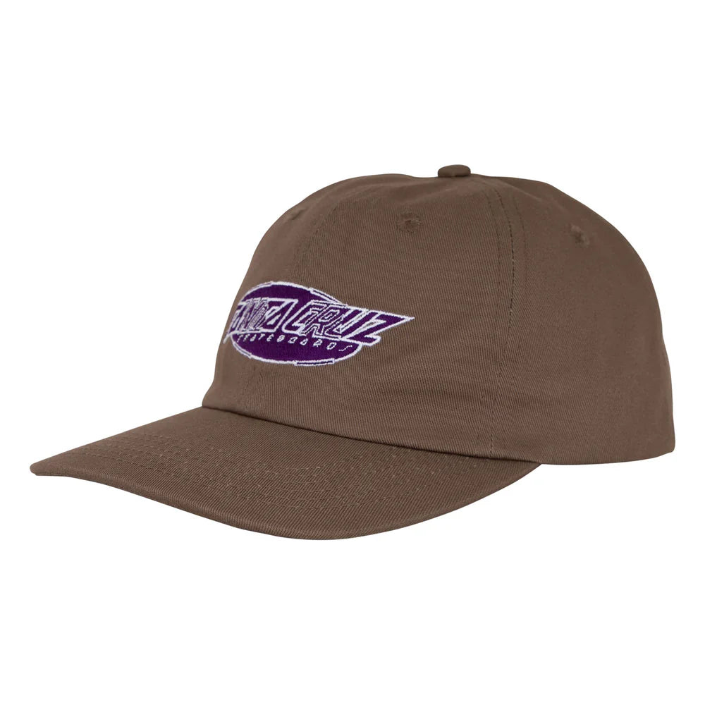 Casquette à encliquetage 'Fracture Oval' de Santa Cruz - Brun/Violet