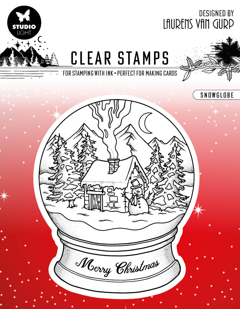 BL Clear Stamp Snowglobe Essentials 120x120x3mm 1 PC nr.296 — Ecstasy Crafts
