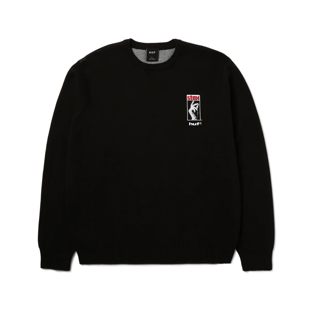 HUF 'Black Moses' Knit Sweater - Black