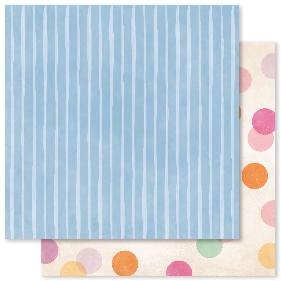 Birthday Fun Basics D 12 x 12 Paper (12 pc Bulk Pack) 33294 — Ecstasy Crafts
