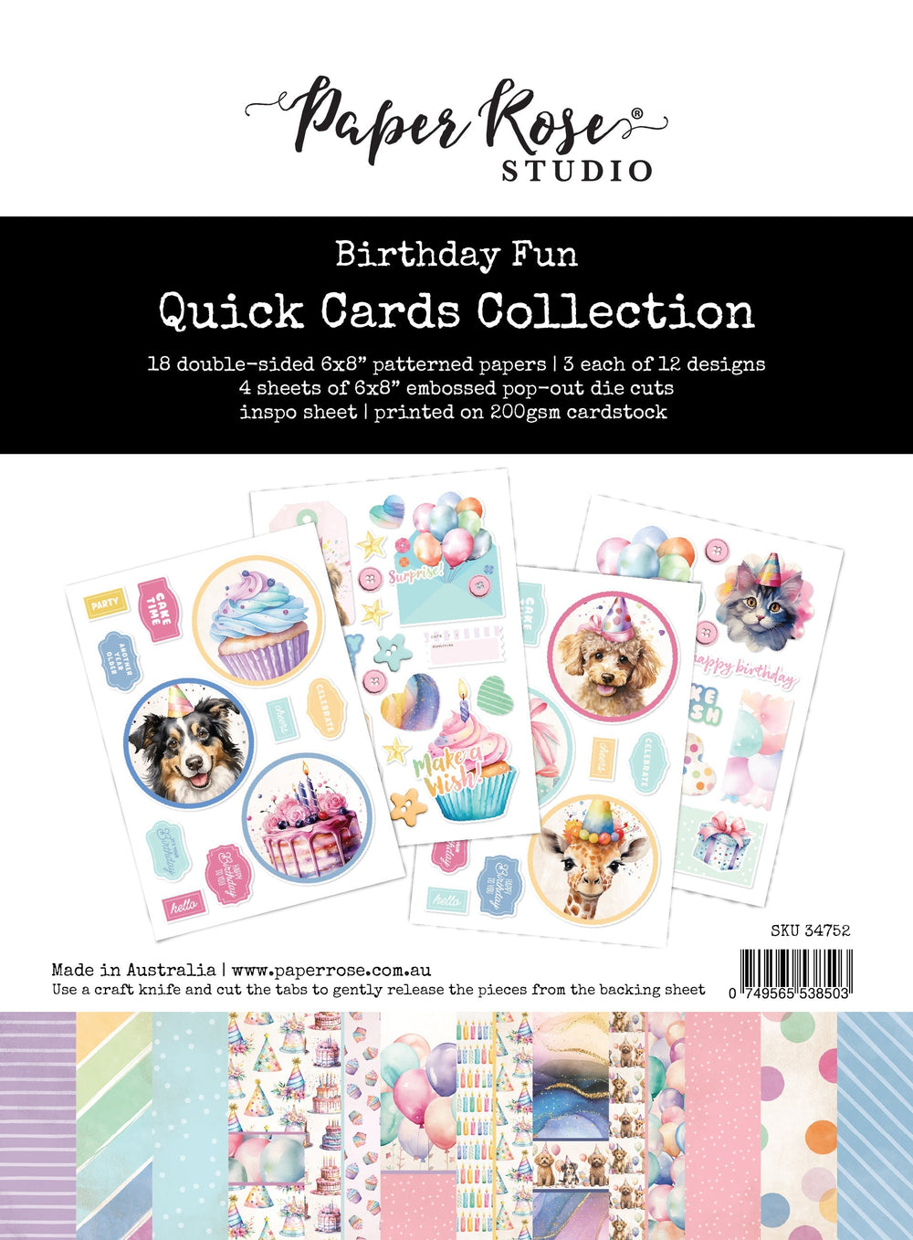Birthday Fun Quick Card Collection 34752 — Ecstasy Crafts