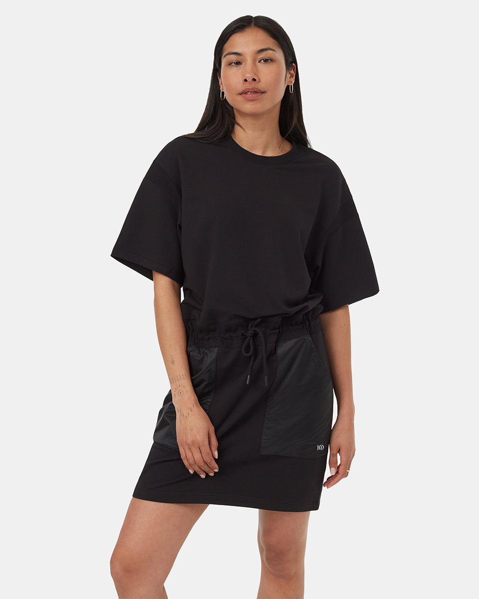 Robe SoftTerry légère à contraste
