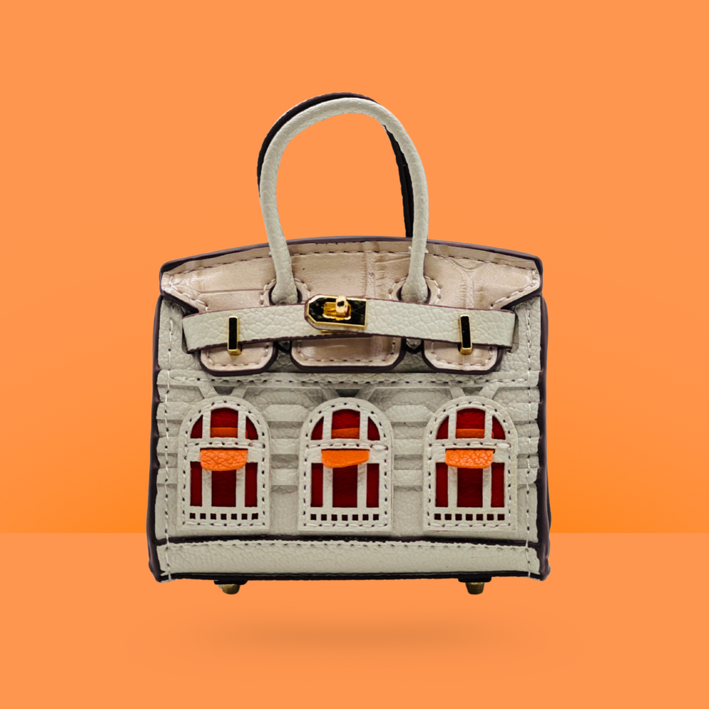 Mini AirPods Case Bag - Snow White