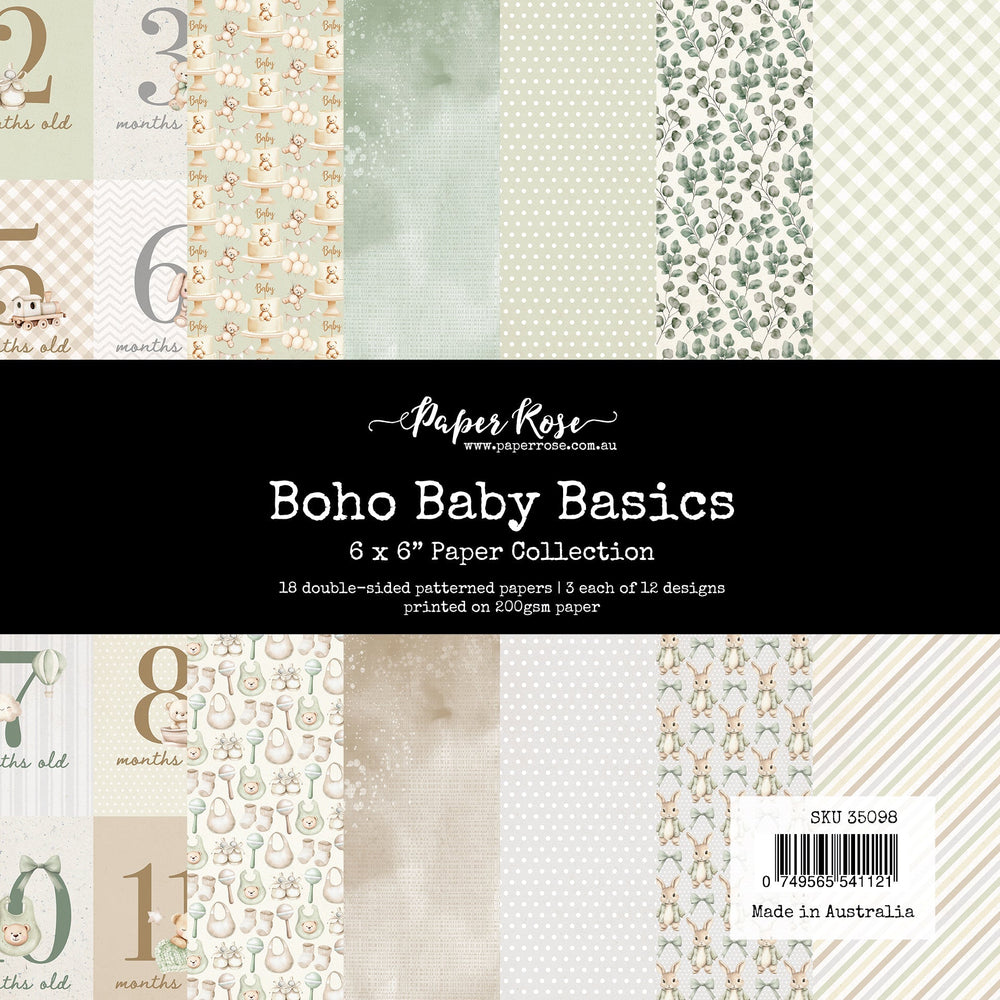 Collection de papier Boho Baby Basics 6x6 35098