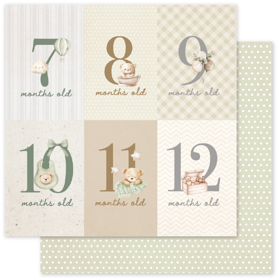 Boho Baby Basics D 12x12 Paper (12pc Bulk Pack) 35113