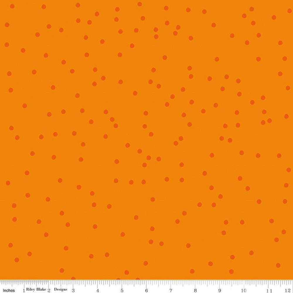 Riley Blake - On the Dot - Clementine — Cottage Quilting Ltd.