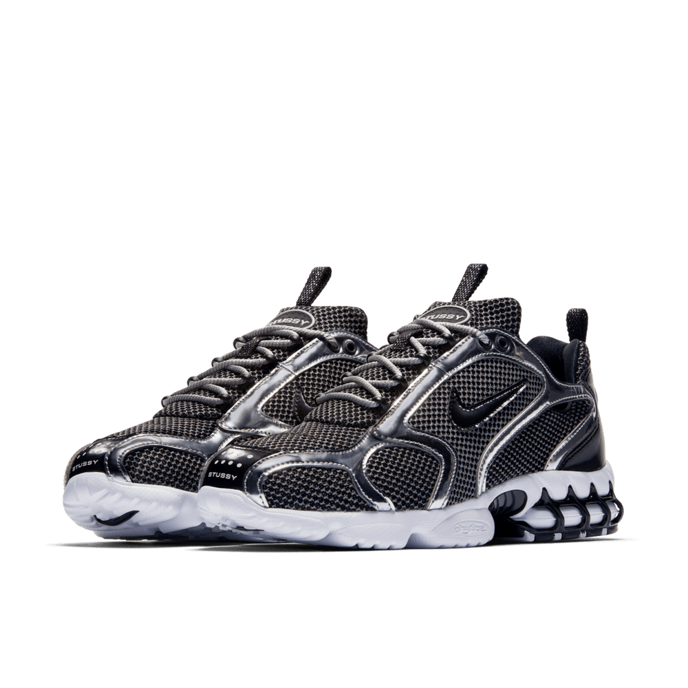 Chaussures Nike x Stüssy 'Air Zoom Spiridon Cage 2' - Platine Pur