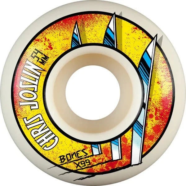 Bones x Chris Joslin 'XF Standard Slice Of Life' V1 99A Wheels 54MM - Natural