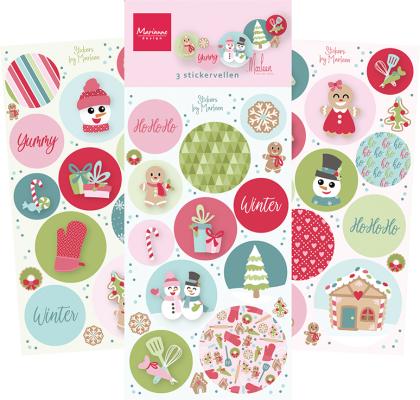 Marianne Design Stickers - Christmas Bakery par Marleen
