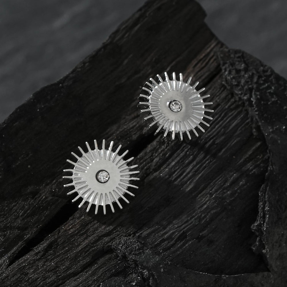 Boucles d'oreilles à clous Style CAPITOLA : 'Étoile de Nuit' Argent