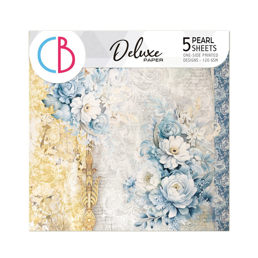 Perle de papier de luxe Minuit magique 15,2x15,2cm 5/Paquet
