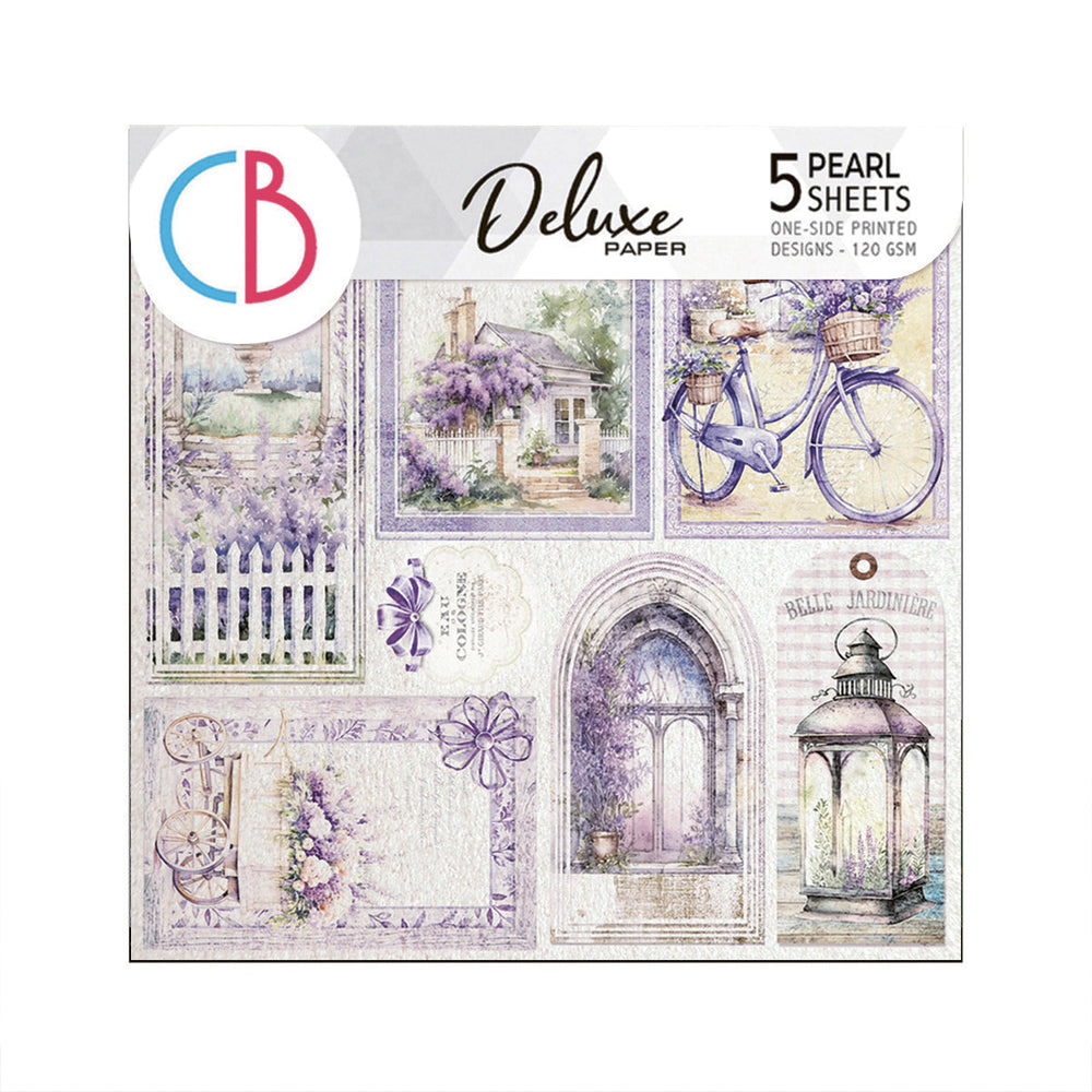 Perles de papier de luxe Matin en Provence 15x15 cm (6"x6") 5/Paquet