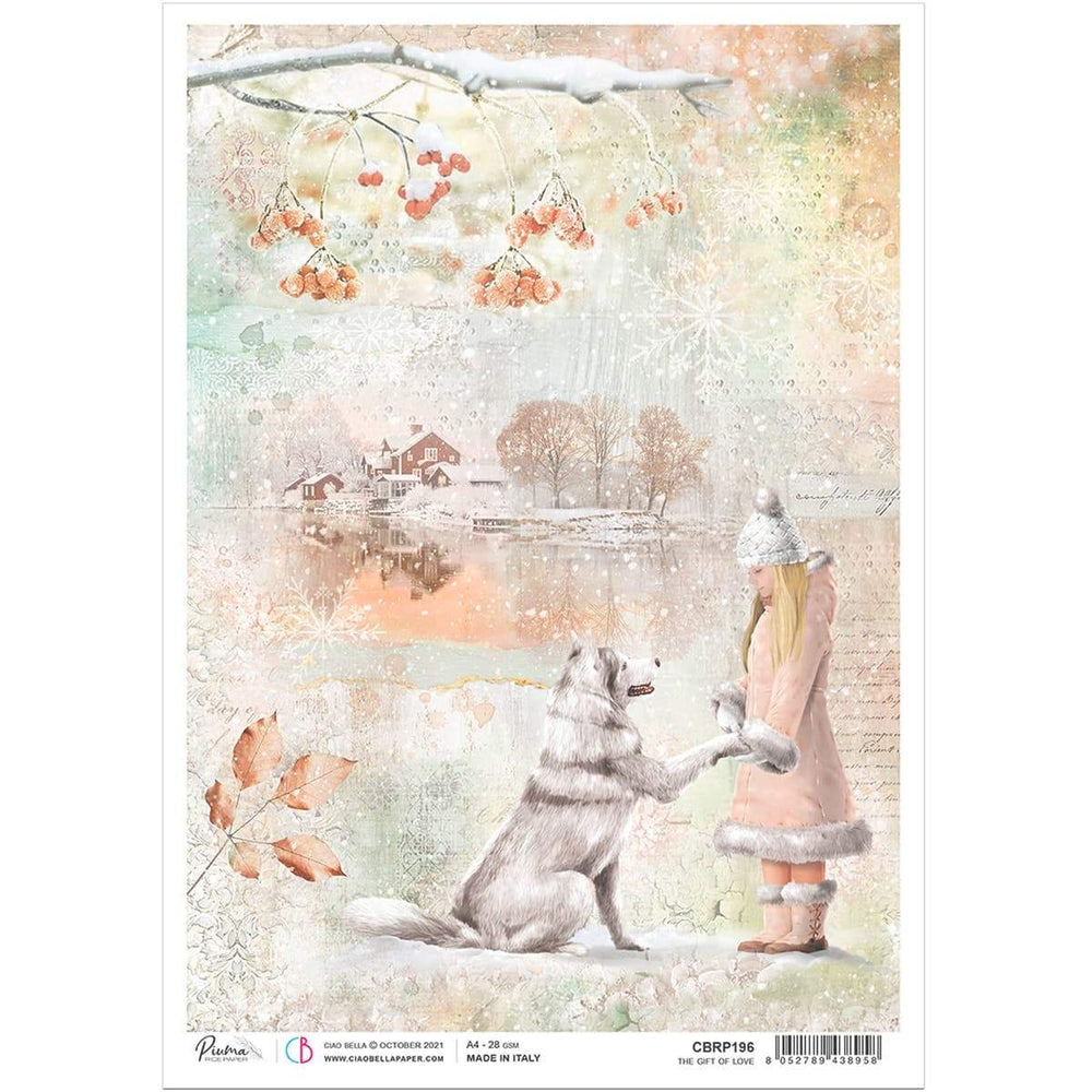 Ciao Bella Rice Paper A4 Le Cadeau de l'Amour