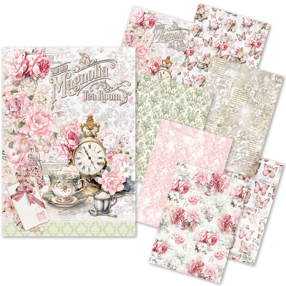 Papier de riz A5 MIXTE 8/Paquet Moments intemporels
