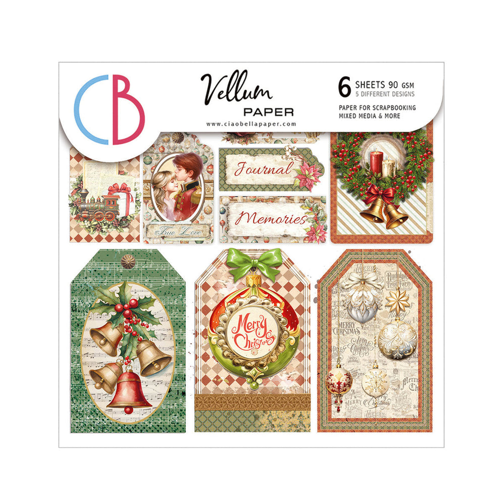 Vellum The Nutcracker Fussy Cut 6"x6" 6/Pkg — Ecstasy Crafts