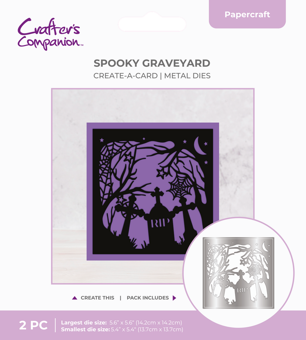 Crafter's Companion Create a Card Die Set Spooky Graveyard