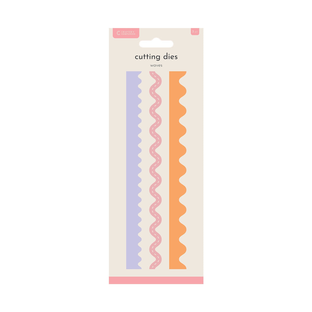 Crafters Companion Metal Die Edgeable - Waves