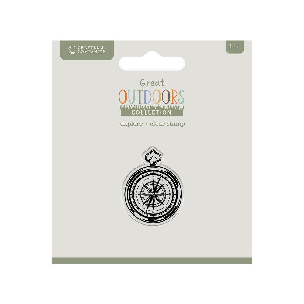 Crafters Companion Le grand air – Tampons transparents en acrylique – Explore