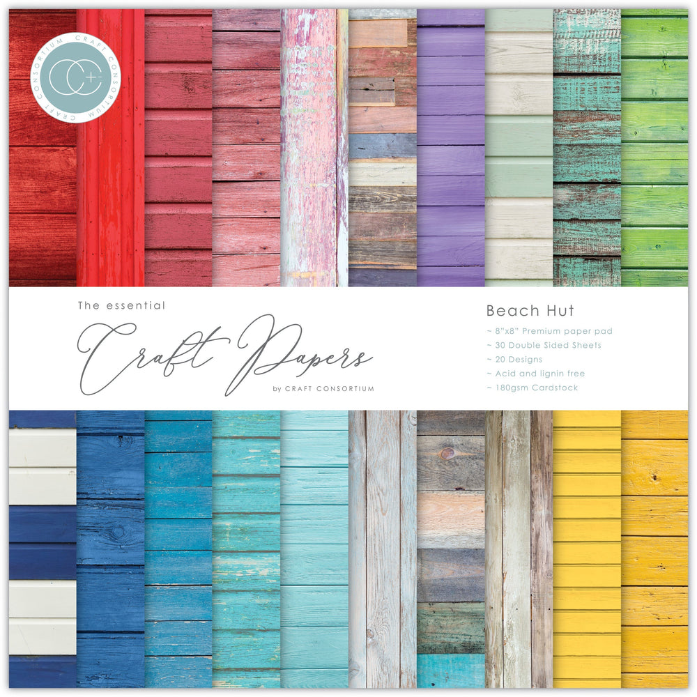 Craft Consortium - Beach Hut - 8x8 — Ecstasy Crafts