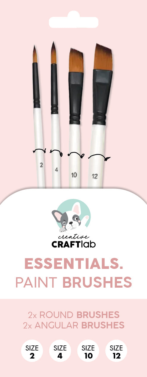 CCL Lot de 4 pinceaux essentiels 4 pinceaux
