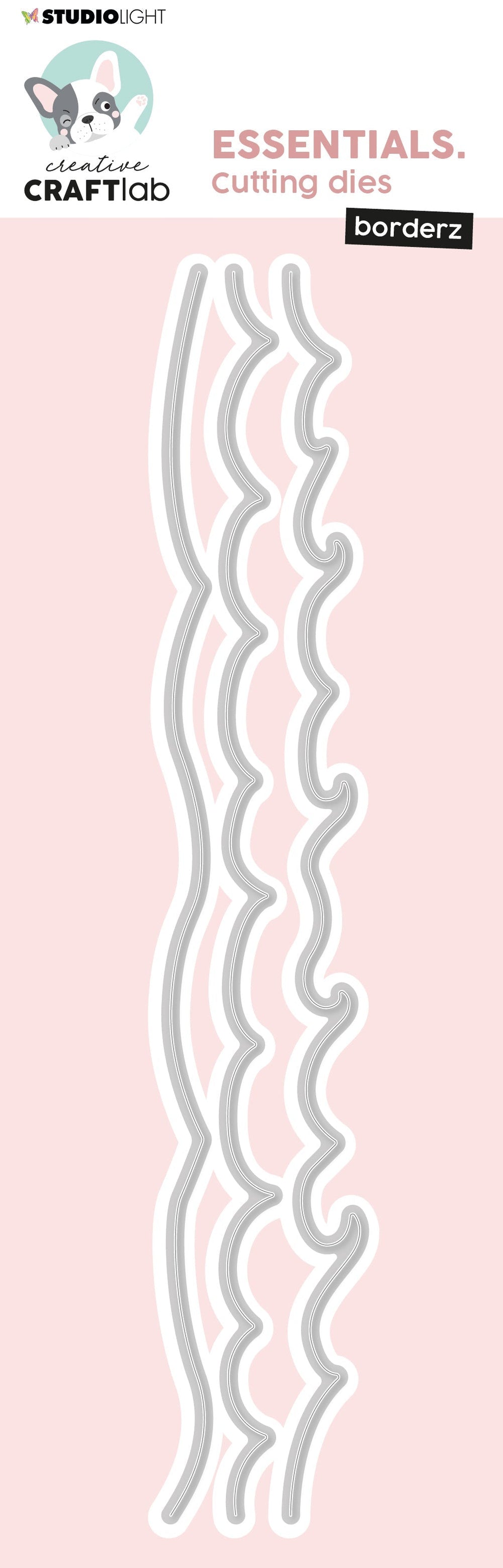 Matrices de découpe CCL Borderz Waves Essentials 213x35x1mm 3 pièces n°545