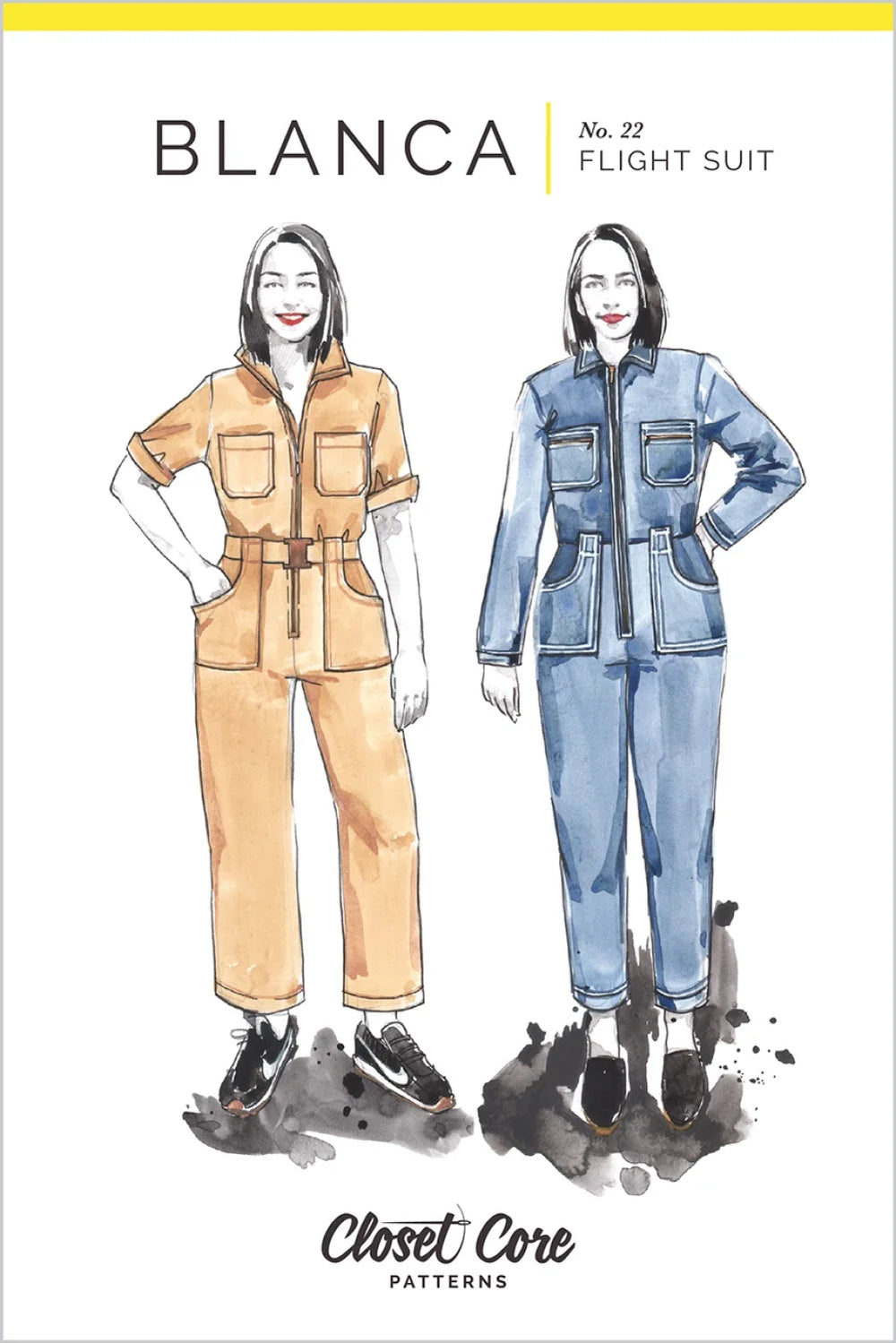 Blanca Flight Suit by Closet Core Patterns