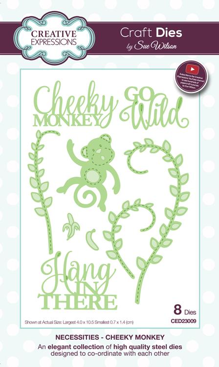 Matrice de découpe Cheeky Monkey de la collection Necessities