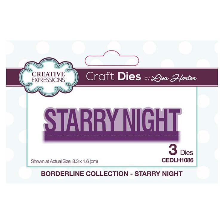 Creative Expressions Borderline Starry Night Craft Die — Ecstasy Crafts