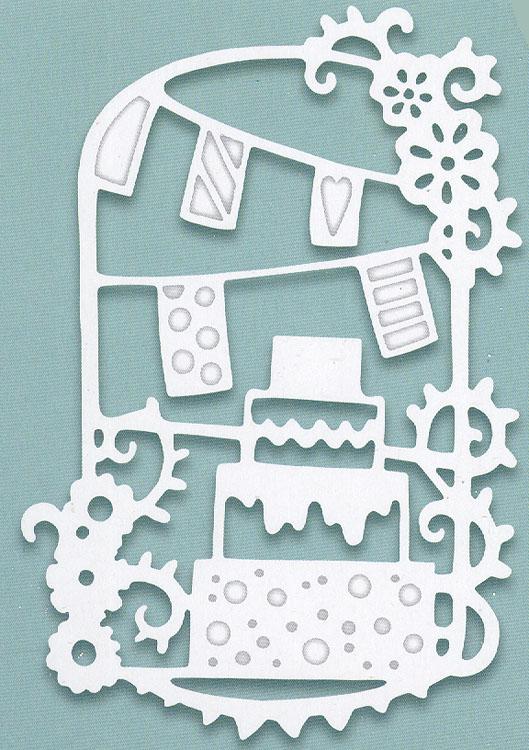 Expressions Créatives : Collection Paper Cuts Gâteau de Fête