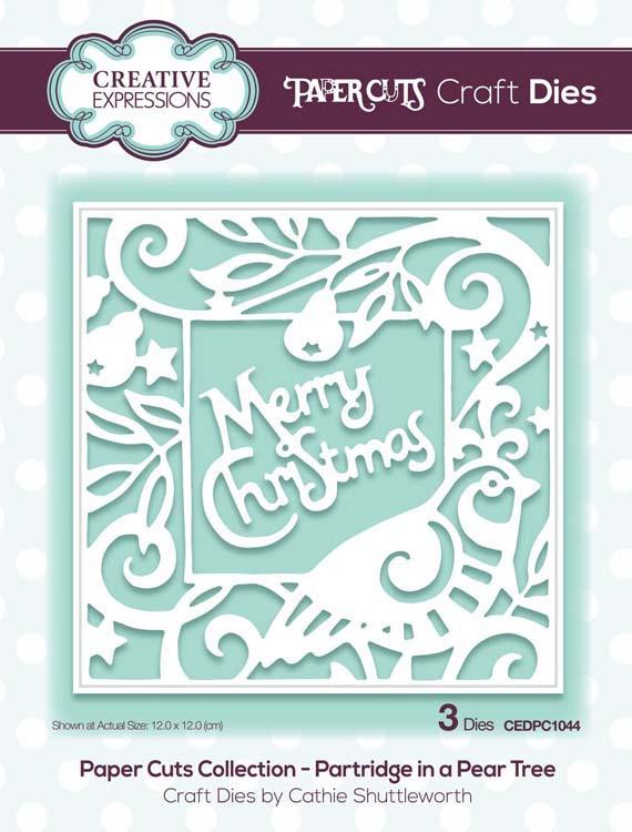 Paper Cuts Collection Partridge in a Pear Tree Craft Die — Ecstasy Crafts