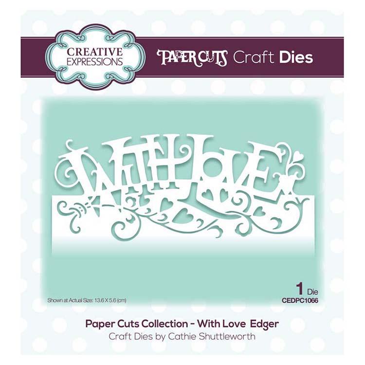 Creative Expressions Collection "Paper Cuts" - Bordure With Love