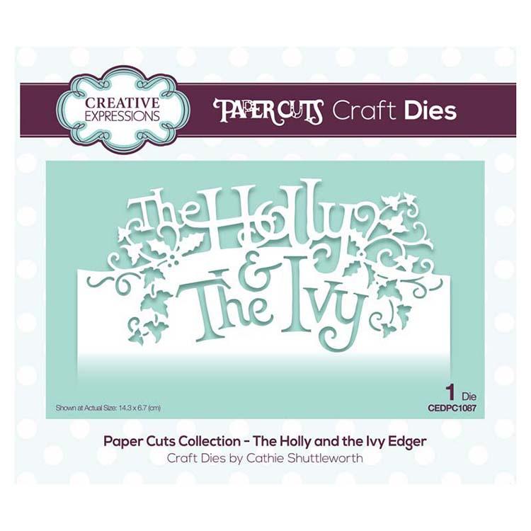 Collection Creative Expressions Paper Cuts - Le houx et le lierre
