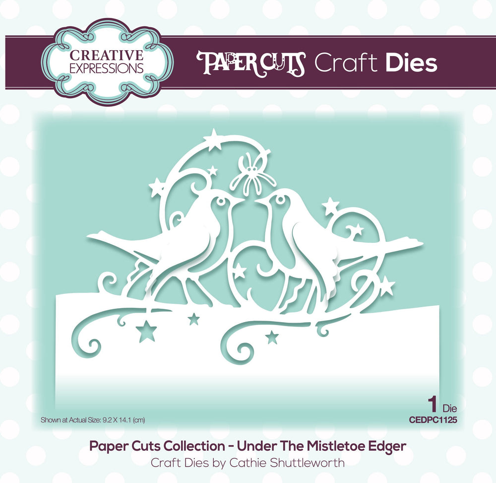 Creative Expressions Matrices de découpe Paper Cuts Edger Sous le Gui