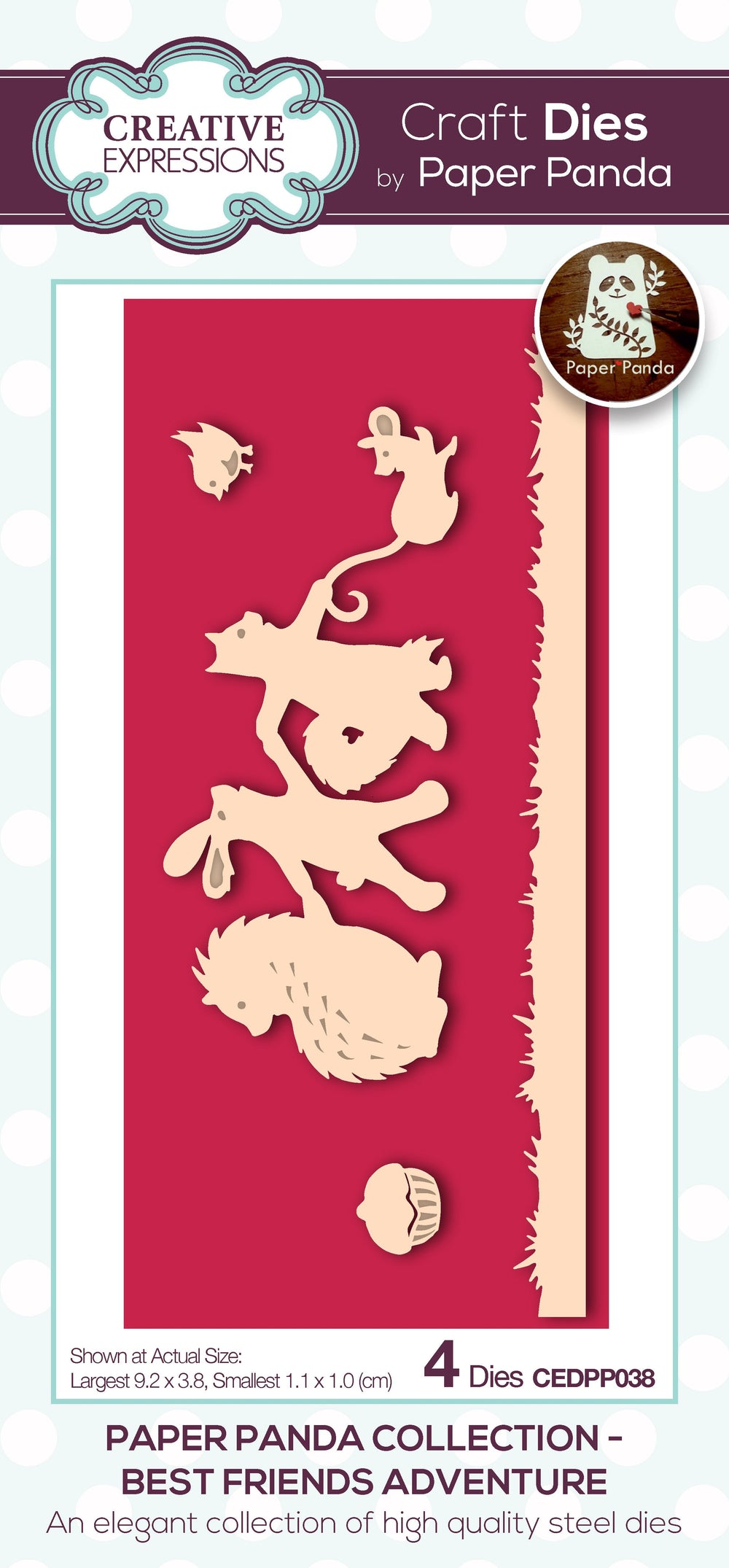 Matrice de découpe Creative Expressions Paper Panda Best Friends Adventure