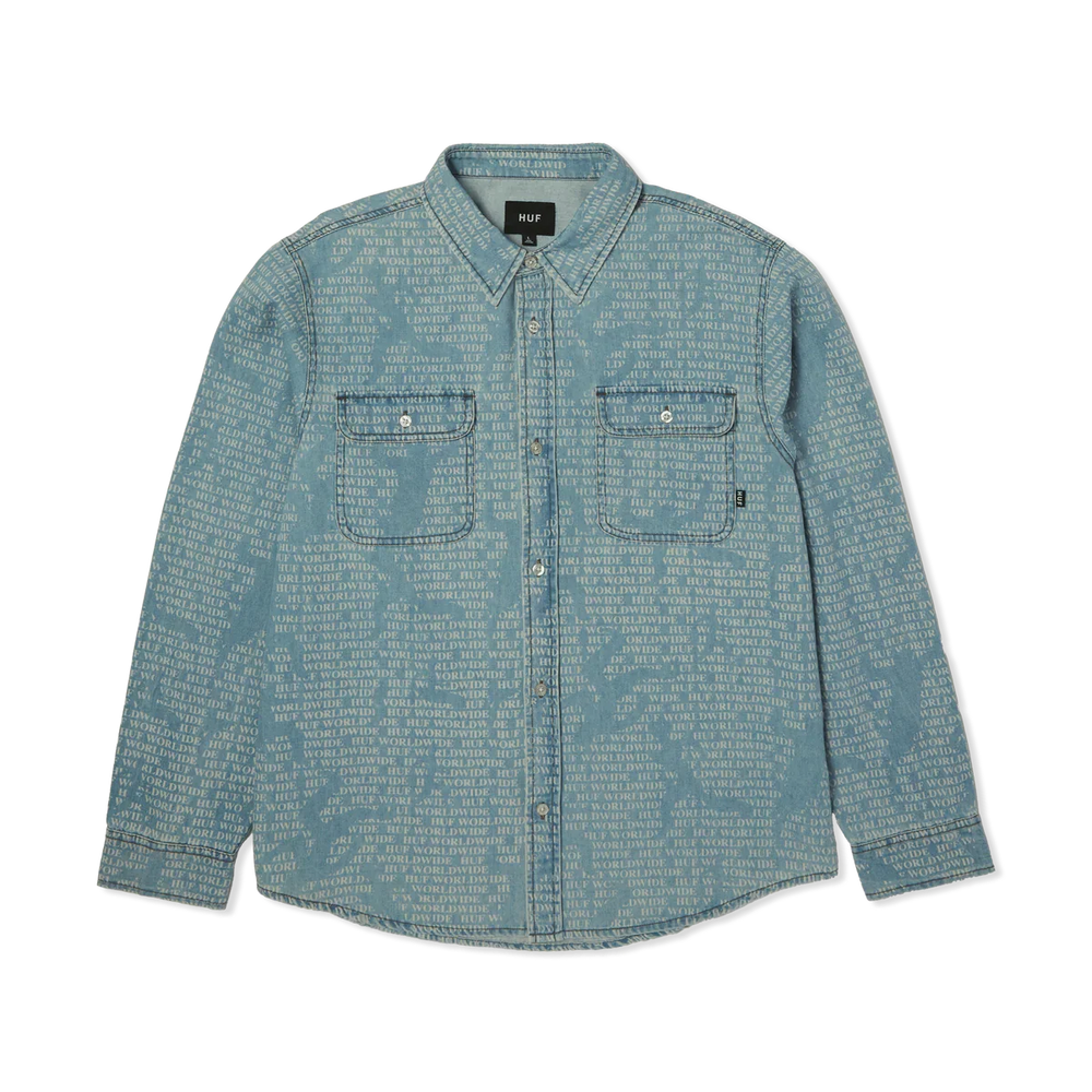 Chemise en denim HUF 'Ceremony' - Indigo